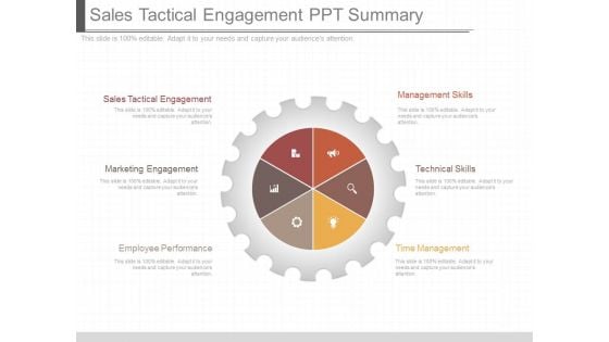 Sales Tactical Engagement Ppt Summary