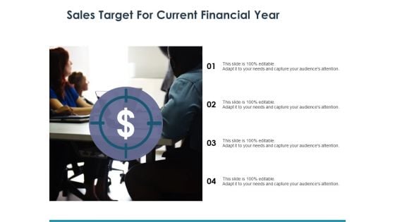 Sales Target For Current Financial Year Ppt PowerPoint Presentation File Professional