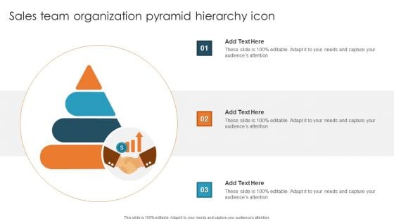 Sales Team Organization Pyramid Hierarchy Icon Professional PDF