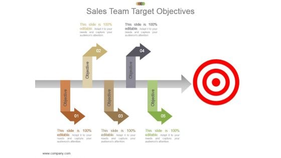 Sales Team Target Objectives Powerpoint Slide Templates