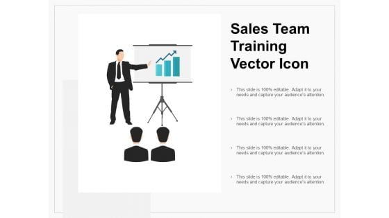 Sales Team Training Vector Icon Ppt PowerPoint Presentation Icon Good