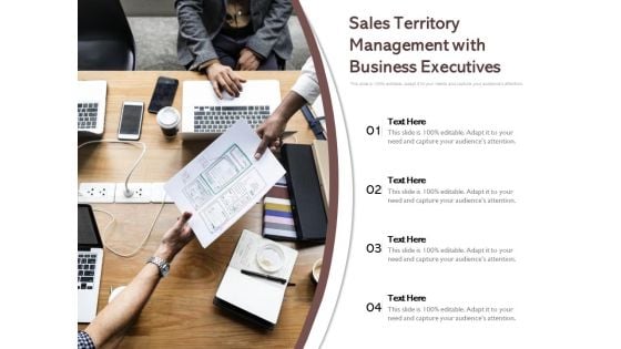 Sales Territory Management With Business Executives Ppt PowerPoint Presentation Gallery Graphic Images PDF