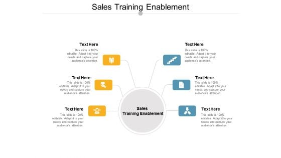 Sales Training Enablement Ppt PowerPoint Presentation Icon Designs Download Cpb