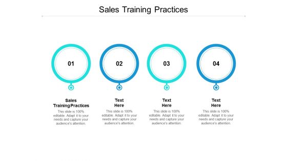 Sales Training Practices Ppt PowerPoint Presentation Icon Graphics Template Cpb