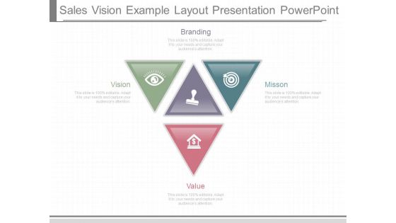 Sales Vision Example Layout Presentation Powerpoint