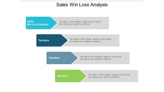 Sales Win Loss Analysis Ppt PowerPoint Presentation Styles Grid Cpb
