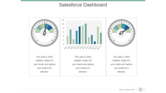 Salesforce Dashboard Ppt PowerPoint Presentation Summary