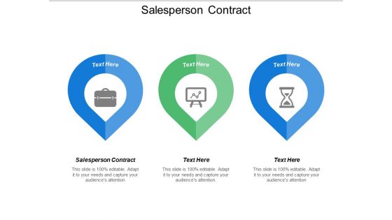 Salesperson Contract Ppt PowerPoint Presentation Outline Model Cpb