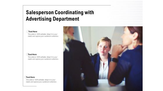 Salesperson Coordinating With Advertising Department Ppt PowerPoint Presentation File Background Designs PDF Salesperson Coordinating With Advertising Department Ppt PowerPoint Presentation File Background Designs PDF