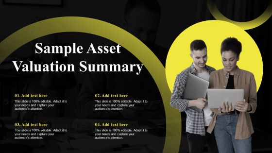 Sample Asset Valuation Summary Ppt PowerPoint Presentation File Pictures PDF