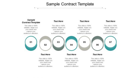 Sample Contract Template Ppt PowerPoint Presentation File Picture Cpb