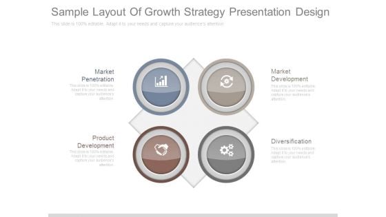 Sample Layout Of Growth Strategy Presentation Design