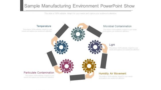 Sample Manufacturing Environment Powerpoint Show