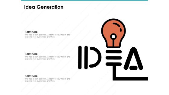 Sample Market Research And Analysis Report Idea Generation Ppt Gallery Topics PDF