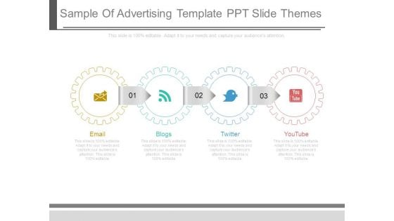 Sample Of Advertising Template Ppt Slide Themes