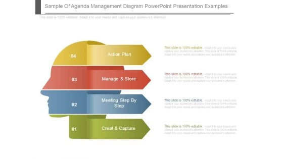 Sample Of Agenda Management Diagram Powerpoint Presentation Examples