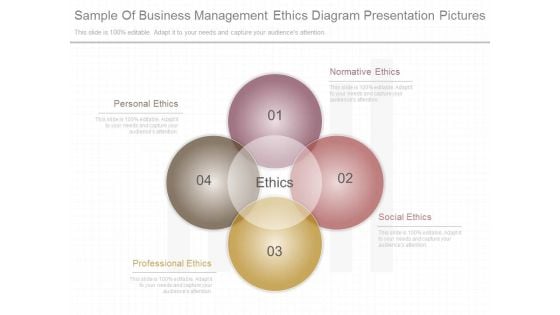 Sample Of Business Management Ethics Diagram Presentation Pictures