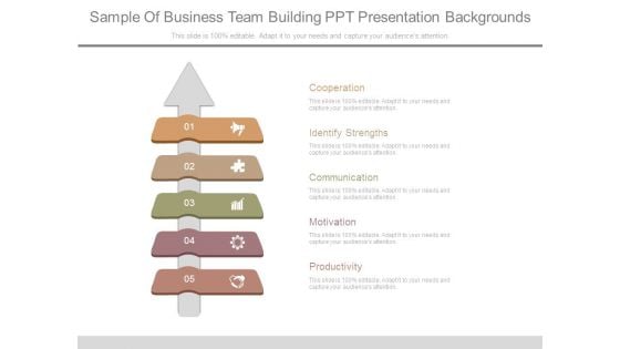 Sample Of Business Team Building Ppt Presentation Backgrounds