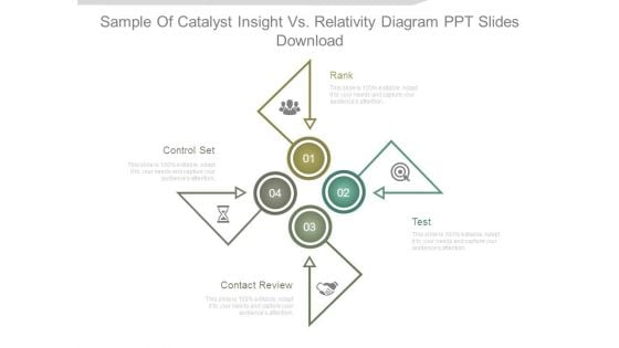 Sample Of Catalyst Insight Vs Relativity Diagram Ppt Slides Download