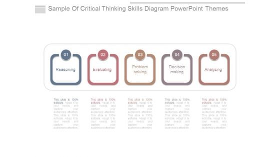 Sample Of Critical Thinking Skills Diagram Powerpoint Themes Sample Of Critical Thinking Skills Diagram Powerpoint Themes