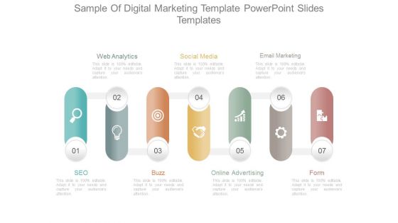 Sample Of Digital Marketing Template Powerpoint Slides Templates