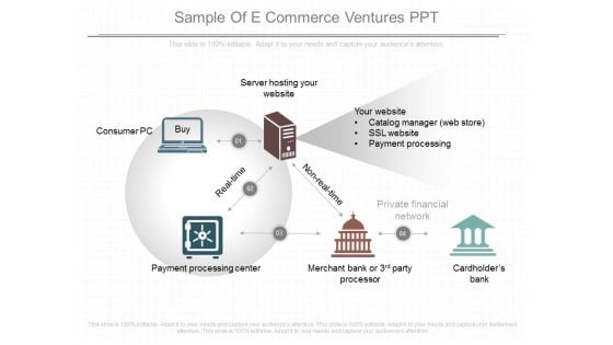 Sample Of E Commerce Ventures Ppt