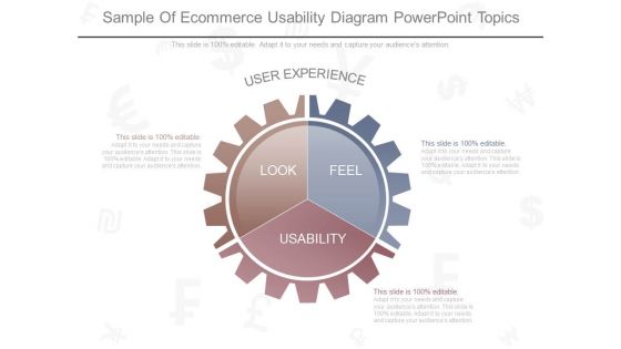 Sample Of Ecommerce Usability Diagram Powerpoint Topics