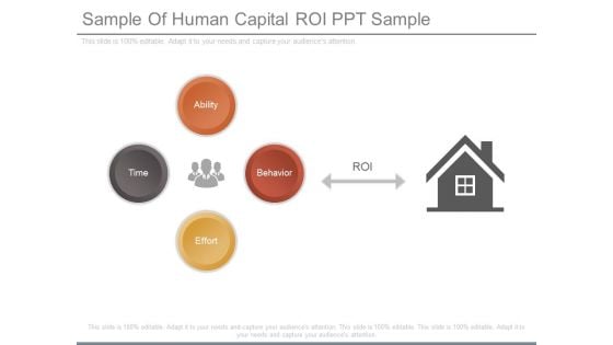 Sample Of Human Capital Roi Ppt Sample