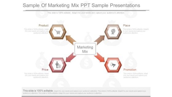 Sample Of Marketing Mix Ppt Sample Presentations