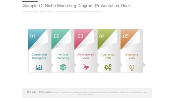 Sample Of Niche Marketing Diagram Presentation Deck