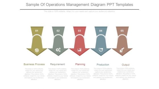 Sample Of Operations Management Diagram Ppt Templates