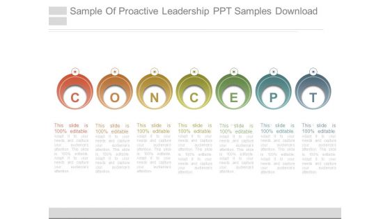 Sample Of Proactive Leadership Ppt Samples Download