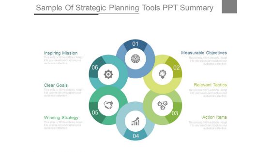Sample Of Strategic Planning Tools Ppt Summary