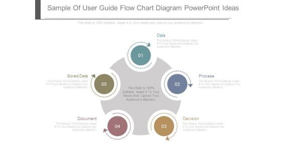 Sample Of User Guide Flow Chart Diagram Powerpoint Ideas