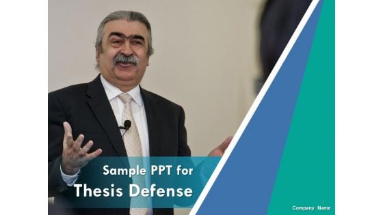 Sample PPT For Thesis Defense Ppt PowerPoint Presentation Complete Deck With Slides