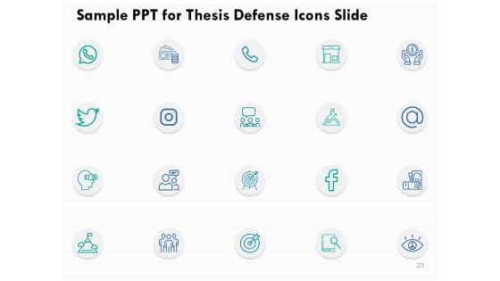 Sample PPT For Thesis Defense Ppt PowerPoint Presentation Complete Deck With Slides