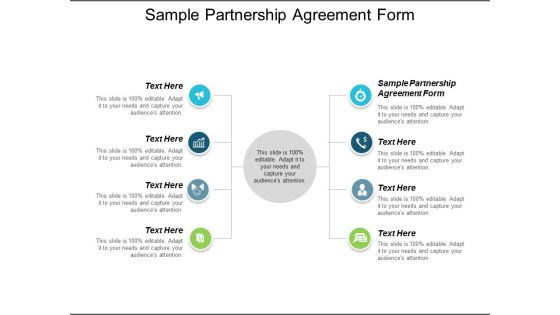 Sample Partnership Agreement Form Ppt Powerpoint Presentation Inspiration Examples Cpb