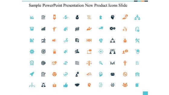 Sample PowerPoint Presentation New Product Icons Slide Ppt PowerPoint Presentation Slides Rules