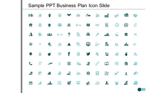 Sample Ppt Business Plan Icon Slide Ppt PowerPoint Presentation Styles Demonstration