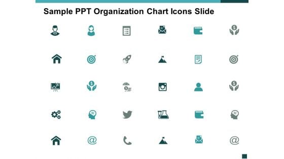 Sample Ppt Organization Chart Icons Slide Business Ppt Powerpoint Presentation Layouts Layouts