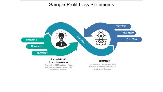 Sample Profit Loss Statements Ppt PowerPoint Presentation Pictures Design Templates Cpb