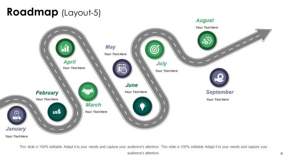 Sample Roadmap PPT Ppt PowerPoint Presentation Complete Deck With Slides Slide06
