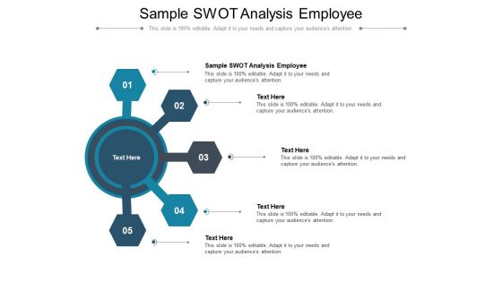 Sample SWOT Analysis Employee Ppt PowerPoint Presentation Slides Graphics Cpb Pdf