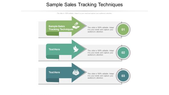 Sample Sales Tracking Techniques Ppt PowerPoint Presentation Show Slides Cpb Pdf