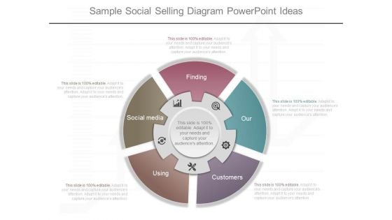 Sample Social Selling Diagram Powerpoint Ideas