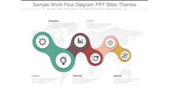 Sample Work Flow Diagram Ppt Slide Themes