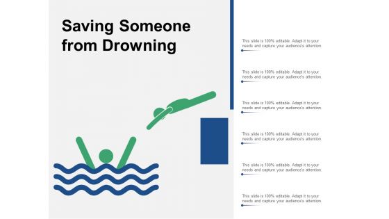 Saving Someone From Drowning Ppt PowerPoint Presentation Summary Background Image