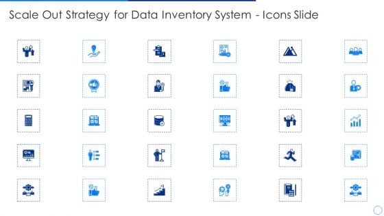 Scale Out Strategy For Data Inventory System Icons Slide Ideas PDF