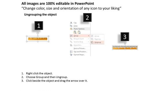 Scale With Four Business Icons Powerpoint Templates