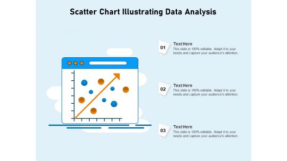 Scatter Chart Illustrating Data Analysis Ppt PowerPoint Presentation Show Graphic Tips PDF